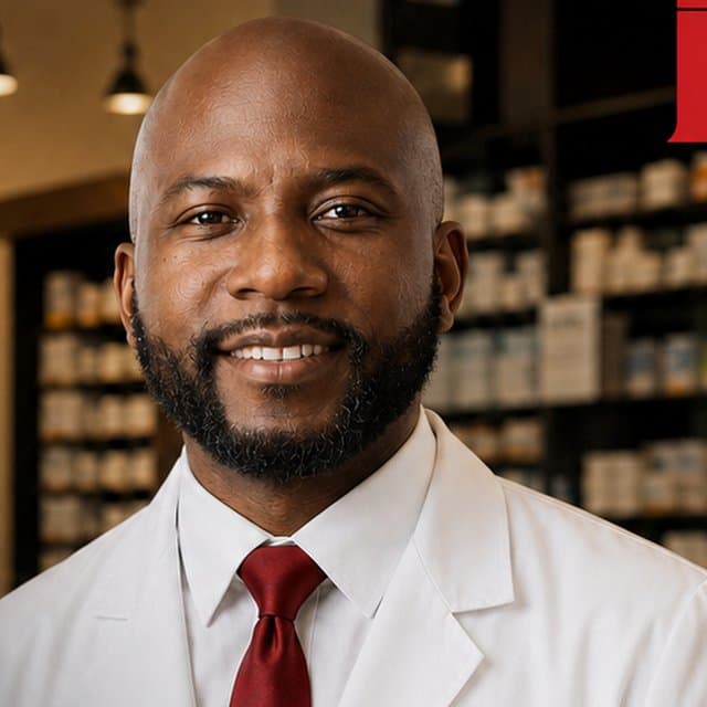 Dr. Mike Acheampong, PharmD, owner of Fairview Pharmacy