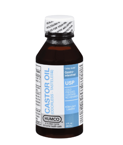 Humco Castor Oil USP Laxative — 2 fl oz