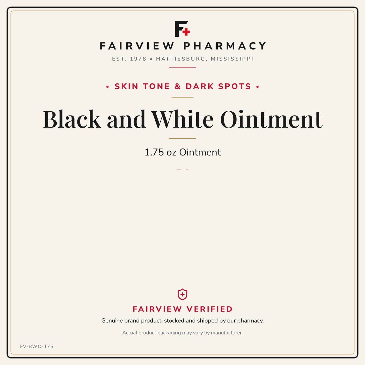 Black and White Ointment