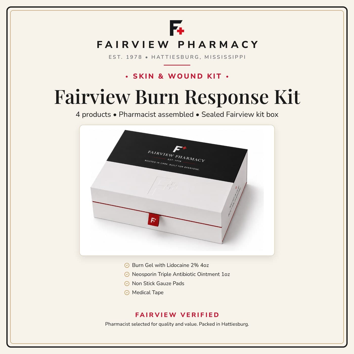 Fairview Burn Response Kit