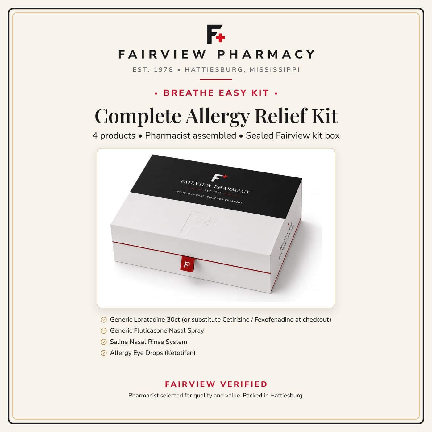 Complete Allergy Relief Kit