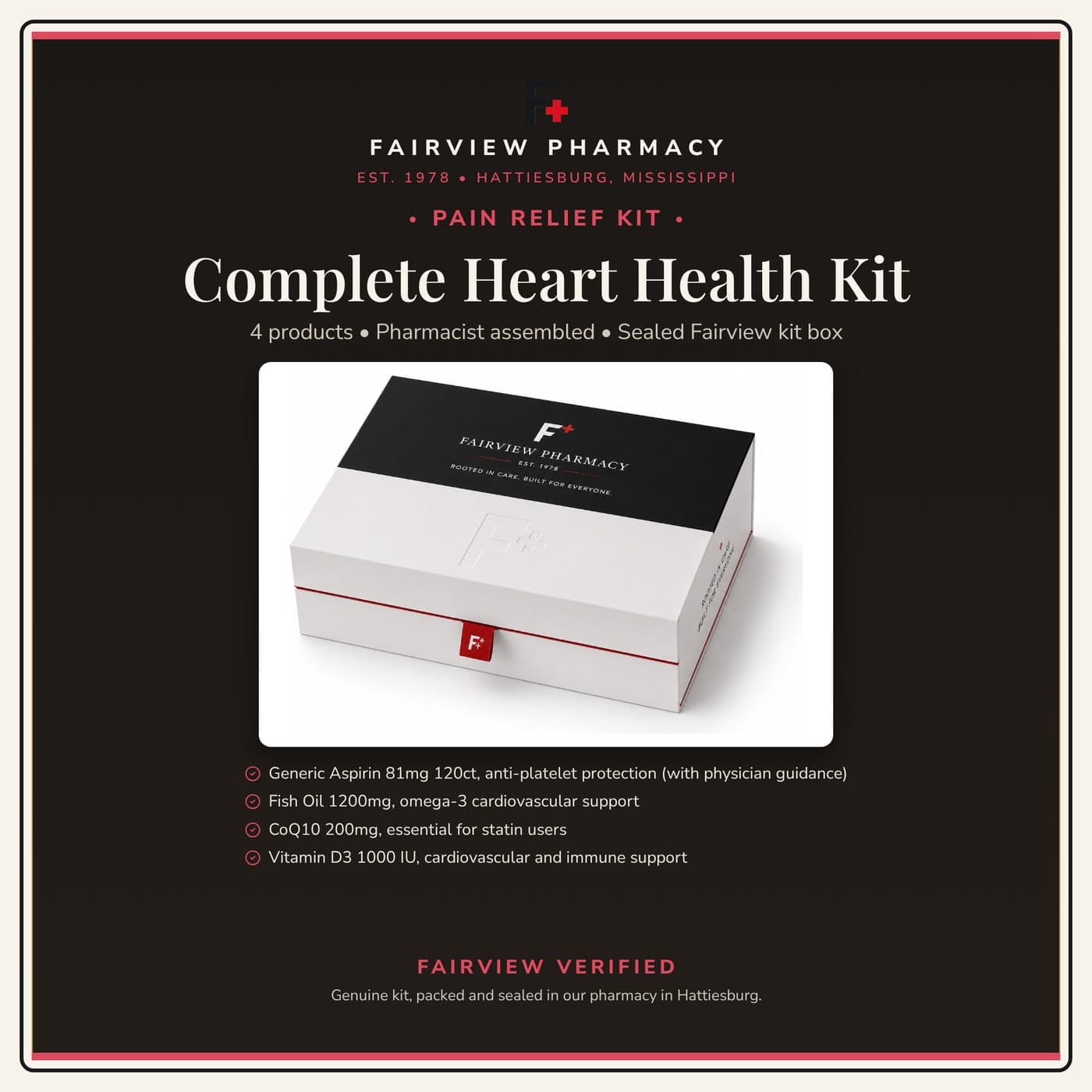 Complete Heart Health Supplement Kit