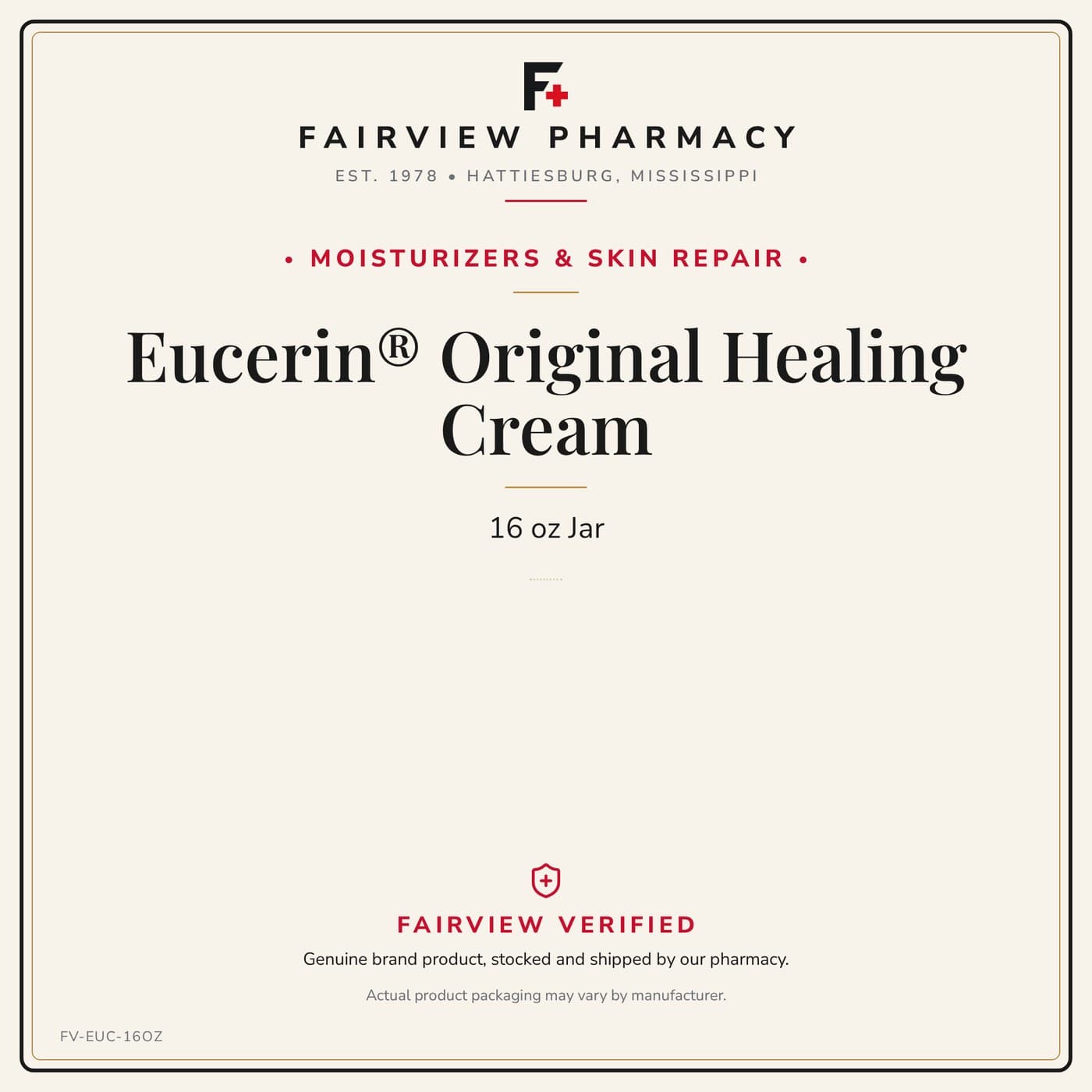Eucerin Original Healing Cream