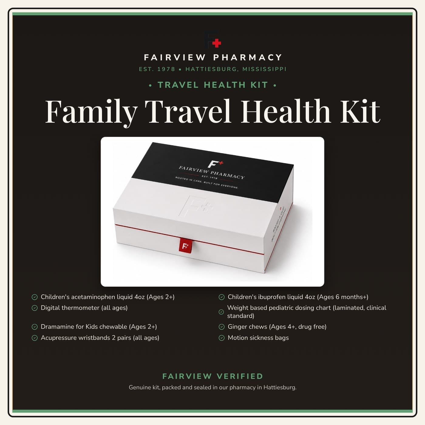 Family Travel Health Kit (Infant to 12)