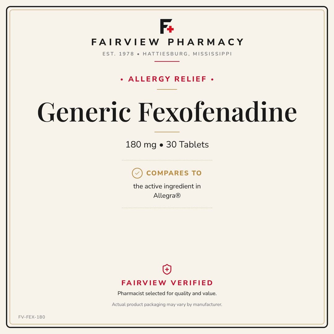 Fexofenadine 180mg