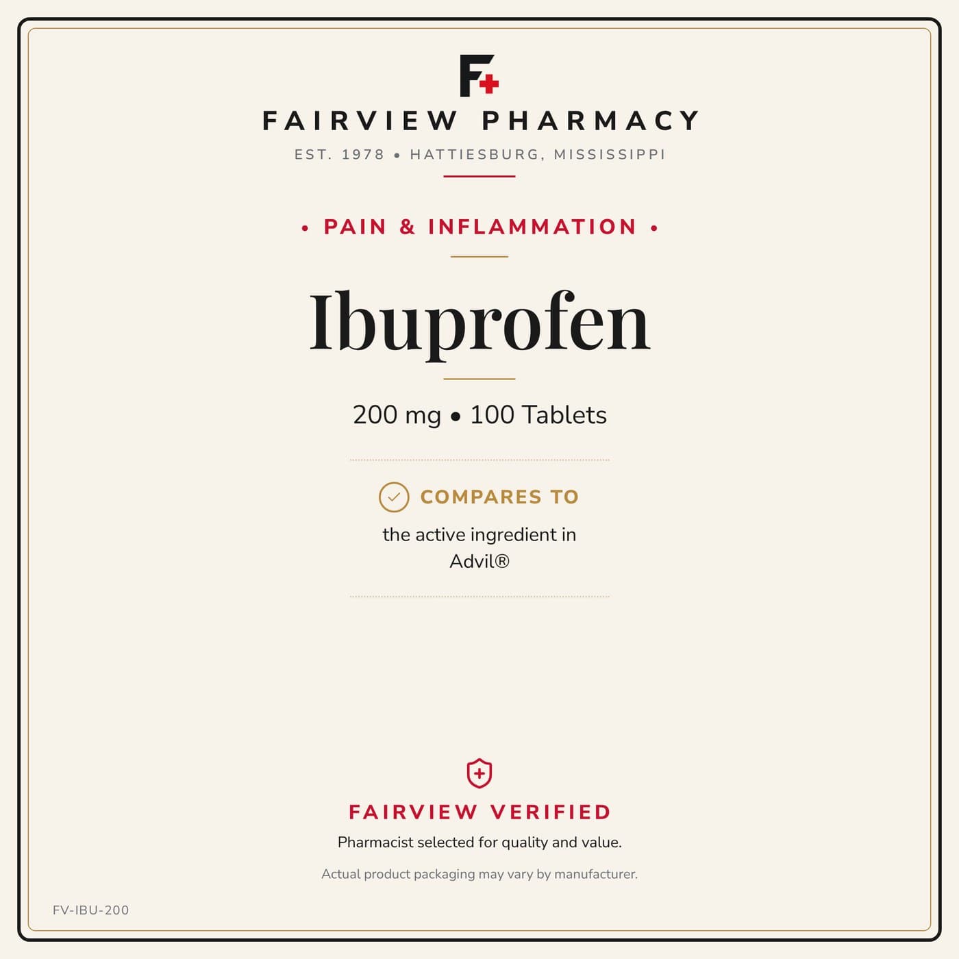 Generic Ibuprofen 200mg 100ct