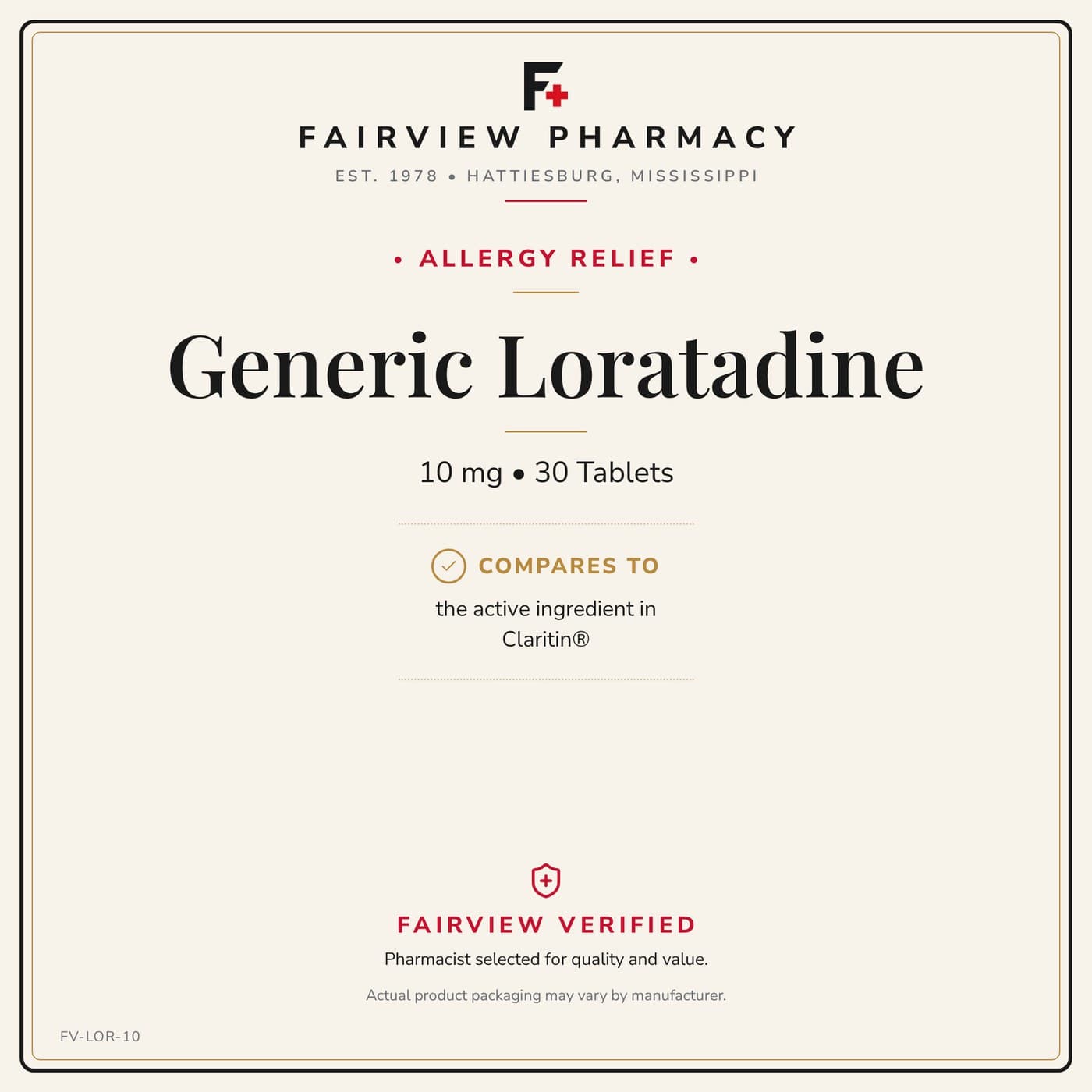 Generic Loratadine (Claritin) 30ct