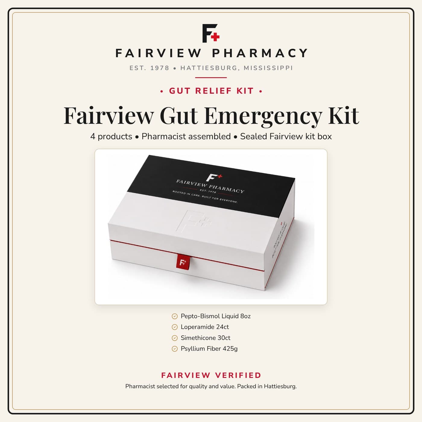 Fairview Gut Emergency Kit