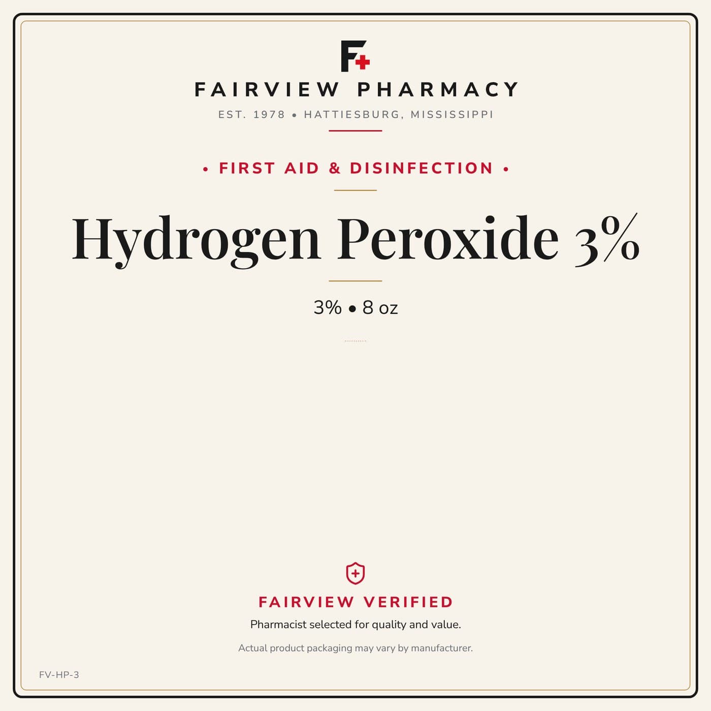 Hydrogen Peroxide 3%