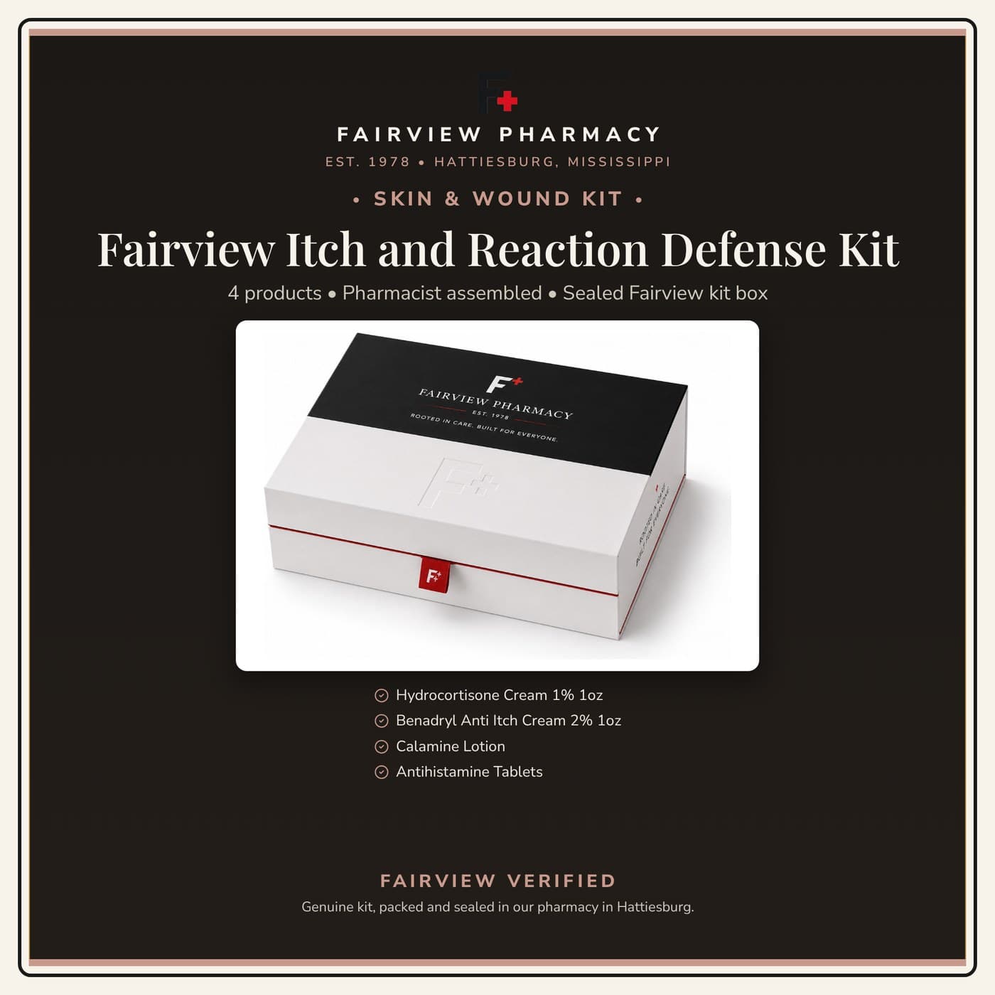 Fairview Itch and Reaction Defense Kit