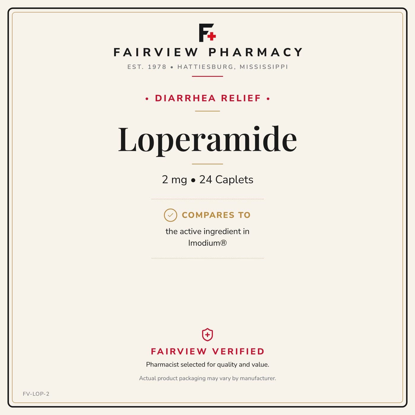 Loperamide (Generic Imodium)