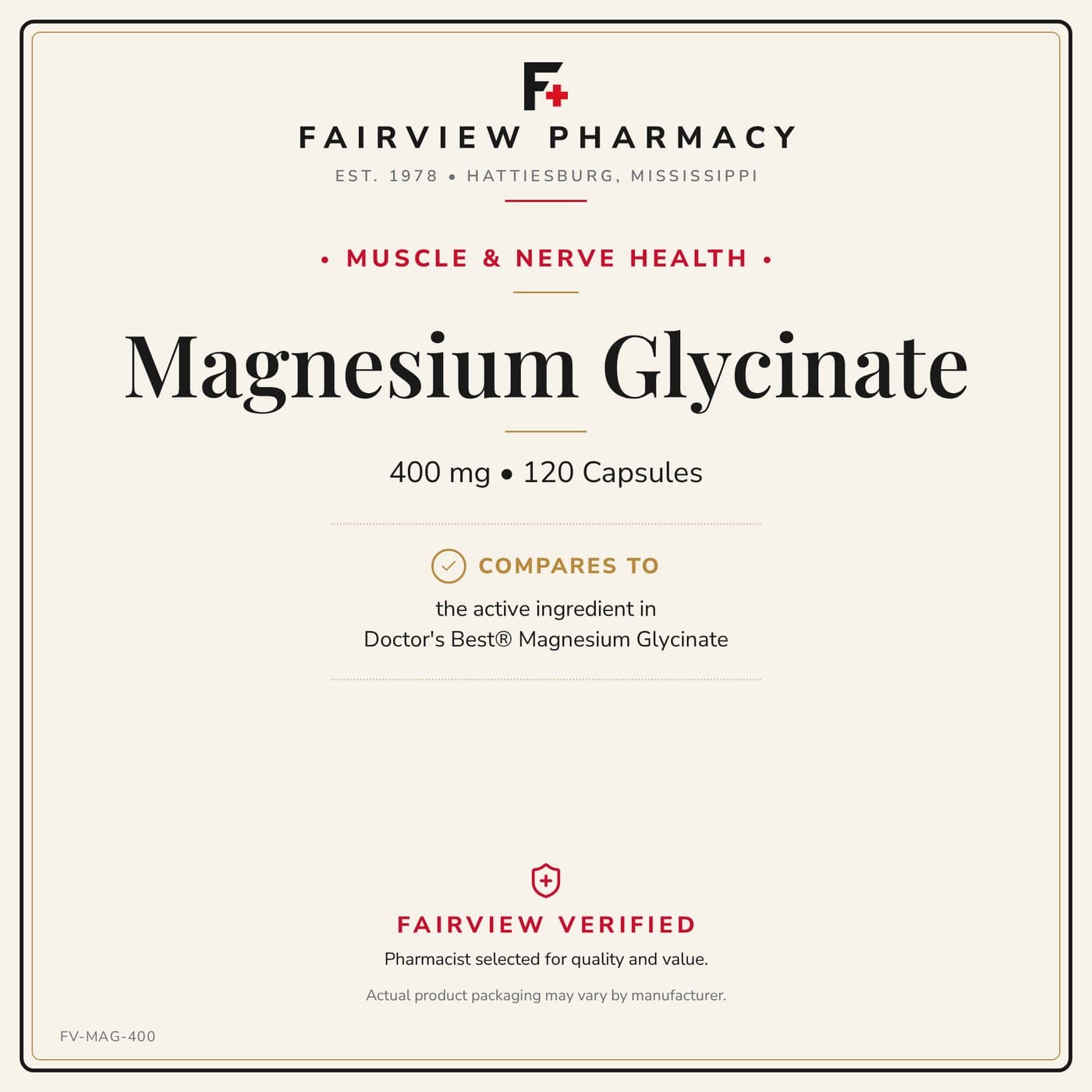 Magnesium Glycinate 400mg