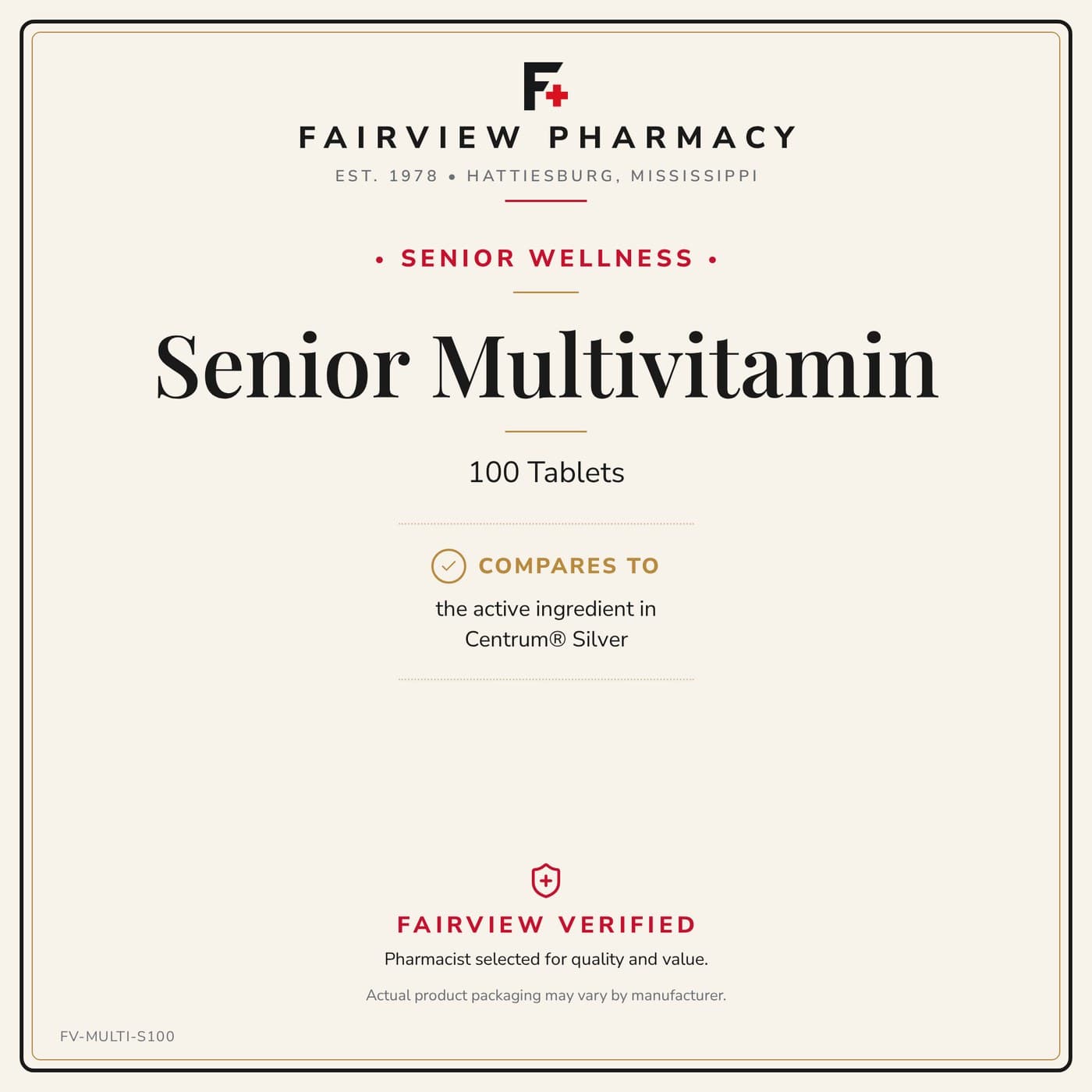 Senior Multivitamin