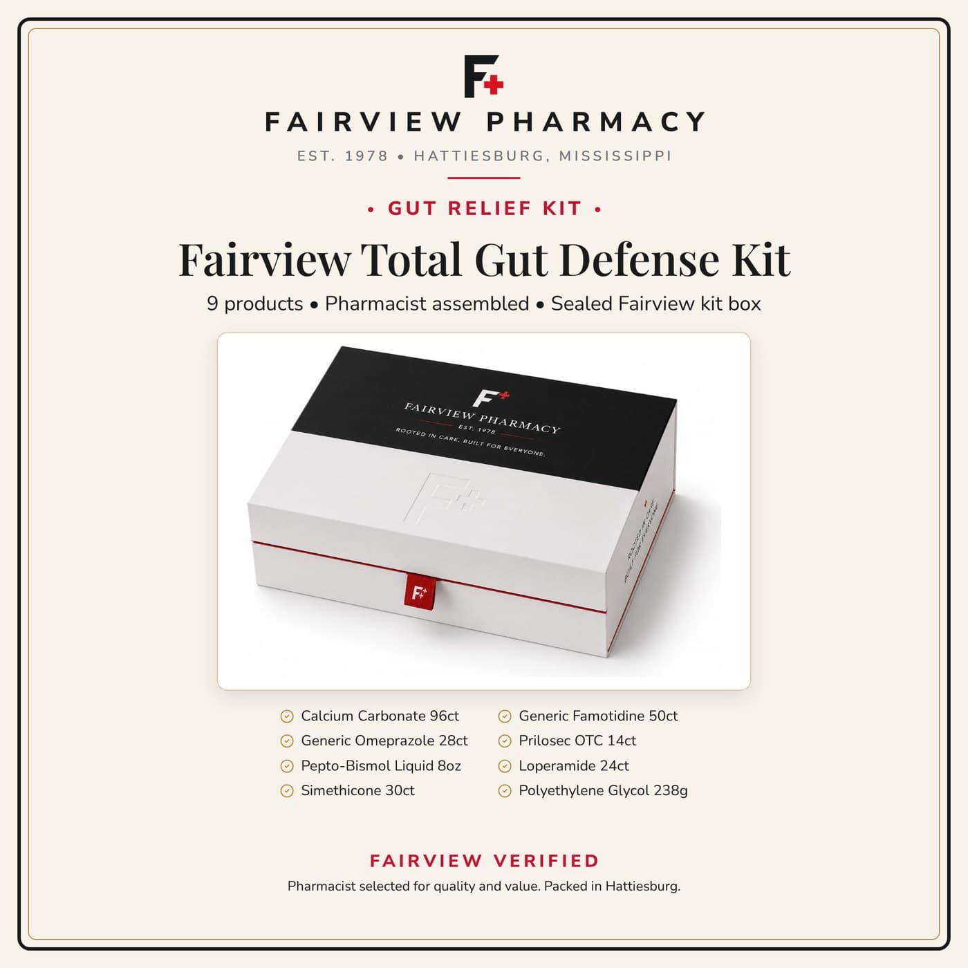 Fairview Total Gut Defense Kit