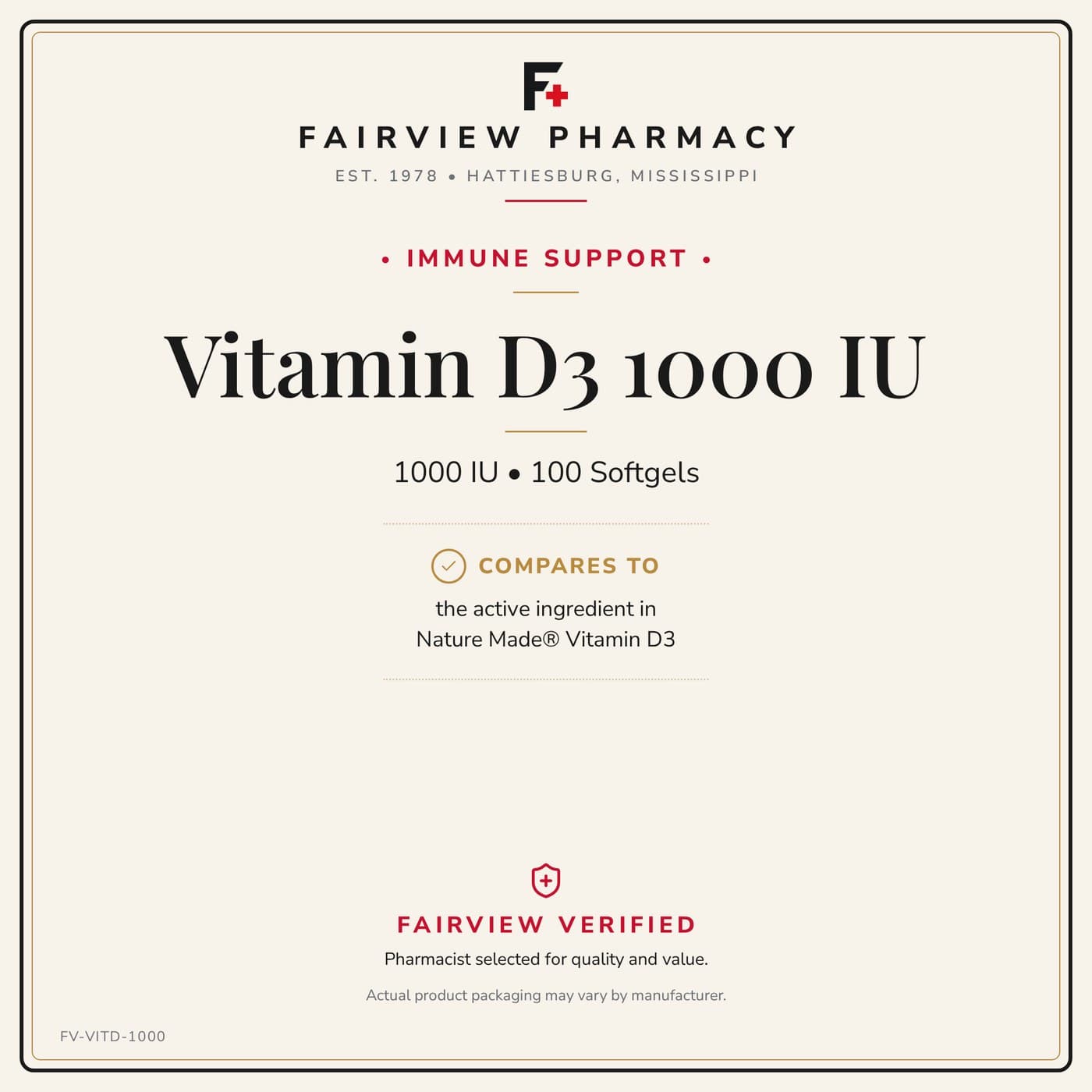 Vitamin D3 1000 IU