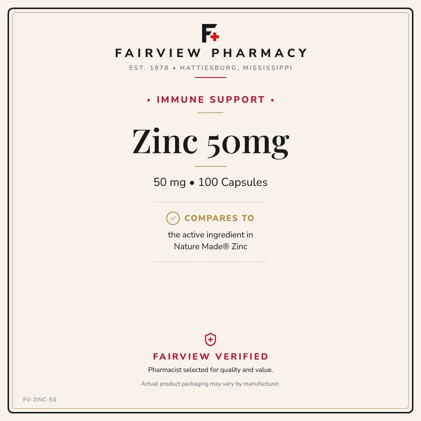 Zinc 50mg
