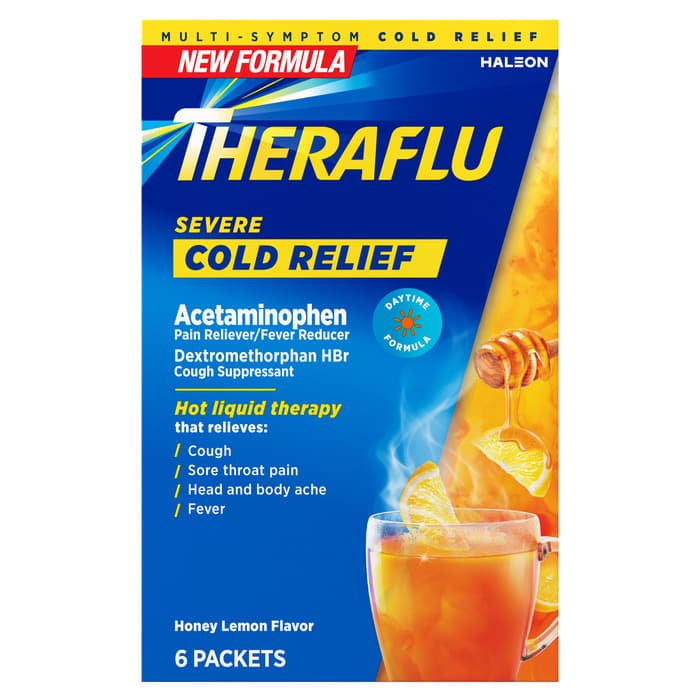 Theraflu Severe Cold Relief 6 Packets