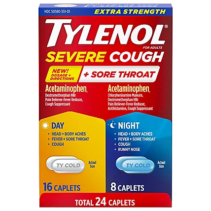 Tylenol Cold & Flu Severe Caplets