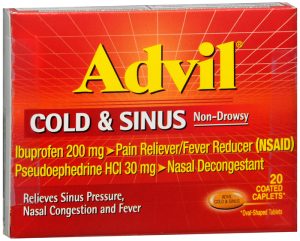 Advil Sinus Congestion & Pain Caplets