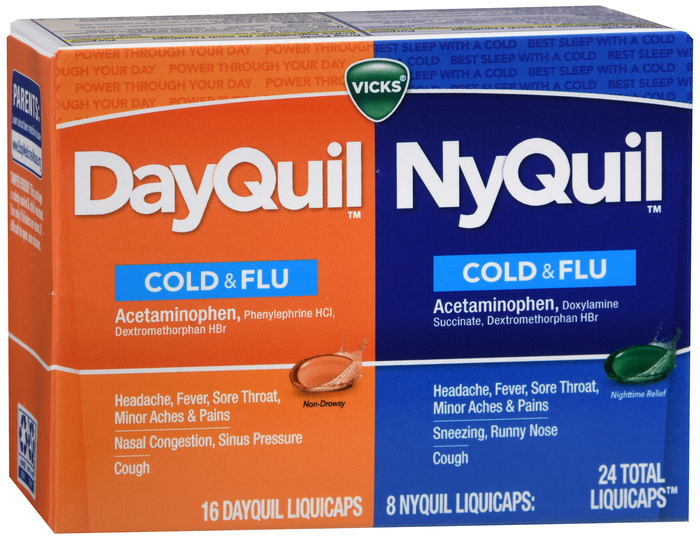 DayQuil & NyQuil Cold & Flu Relief Combo Pack