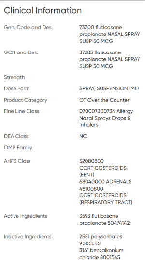 Alternative view of Fluticasone Nasal Spray